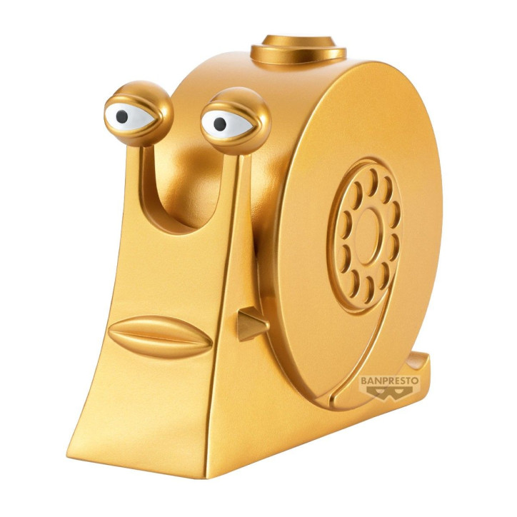 One Piece - Figurine Escargophone - Sofvimates Golden Den Den Mushi