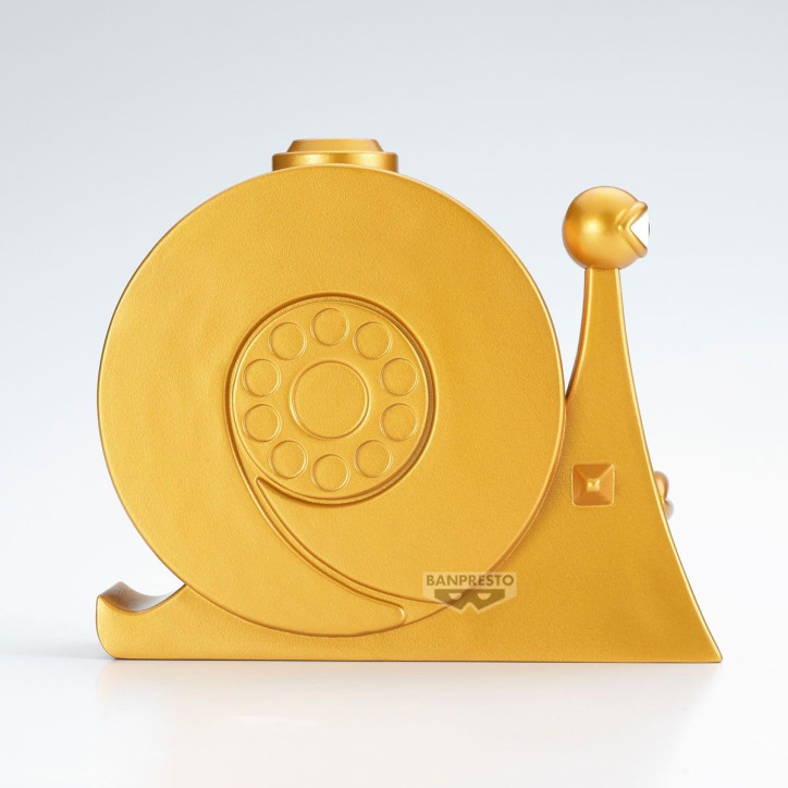 One Piece - Figurine Escargophone - Sofvimates Golden Den Den Mushi