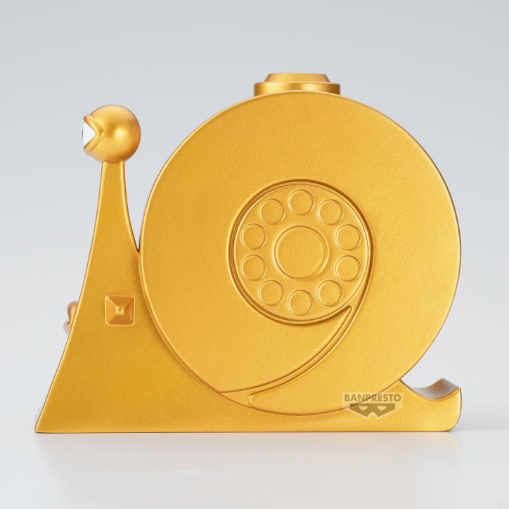 One Piece - Figurine Escargophone - Sofvimates Golden Den Den Mushi