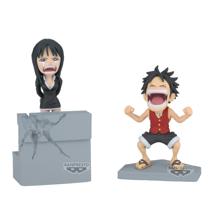 One Piece - Figurine Monkey D. Luffy & Nico Robin - Log Stories - WCF