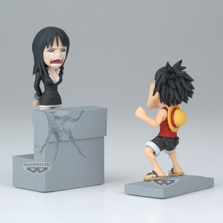 One Piece - Figurine Monkey D. Luffy & Nico Robin - Log Stories - WCF