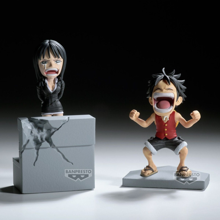 One Piece - Figurine Monkey D. Luffy & Nico Robin - Log Stories - WCF