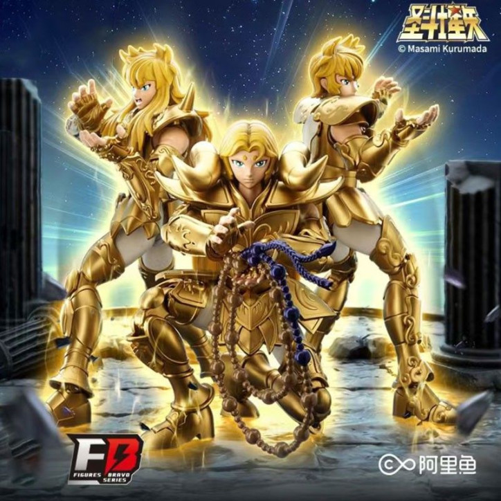 Saint Seiya - Maquette ARIES MU + LEO AIOLIA + SCORPIO MILO